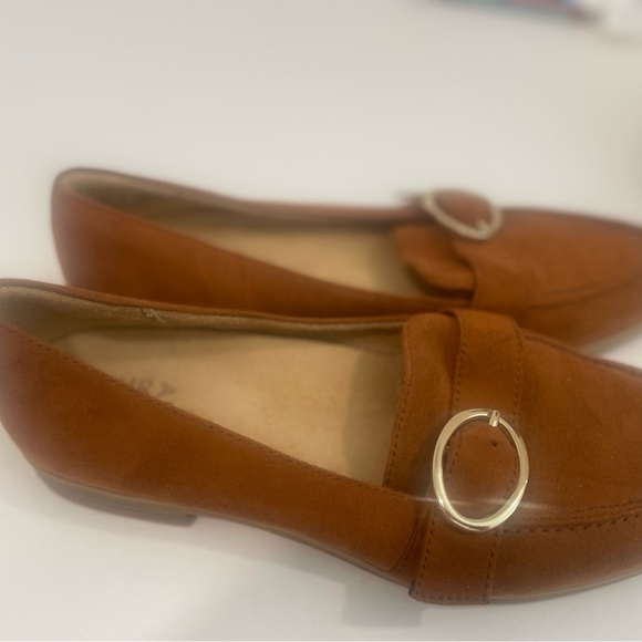 Naturalizer Women's Brown Buckle Loafers - Picture 5 of 5